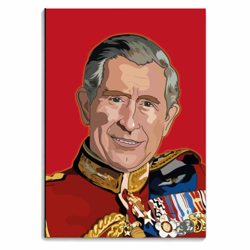 The King Collection 2023 - personalised A4, A5, A6 notebook by Catherine Critchley.