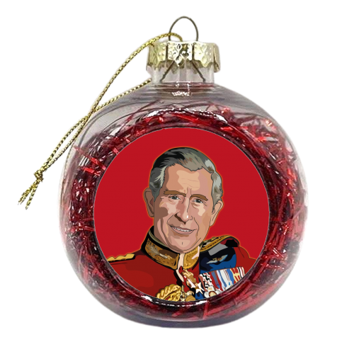 The King Collection 2023 - xmas bauble by Catherine Critchley.