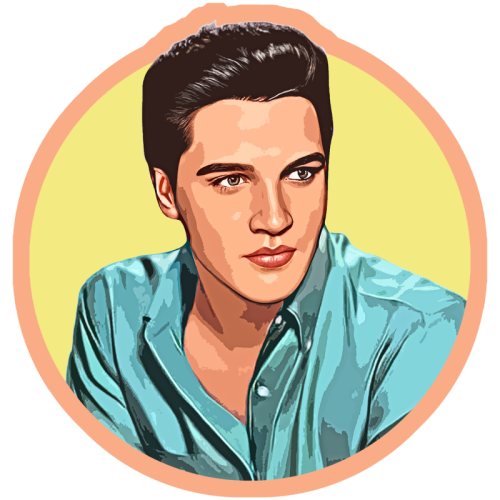 The King - Die Cut Sticker by DOLLY WOLFE