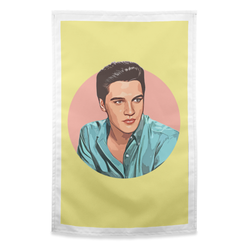 The King - funny tea towel by DOLLY WOLFE