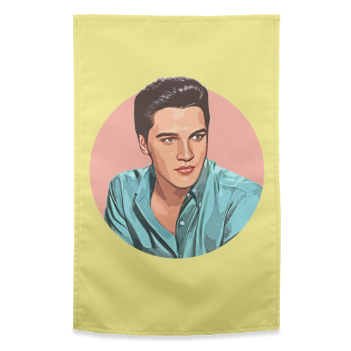 The King - funny tea towel by DOLLY WOLFE