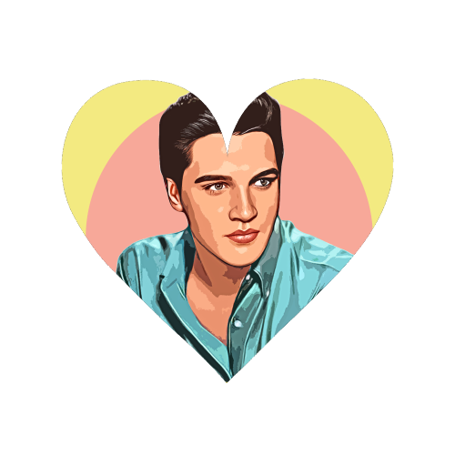 The King - Magnet by DOLLY WOLFE