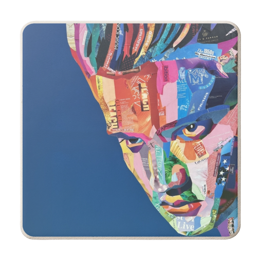 The King - personalised beer coaster by Kirstie Taylor