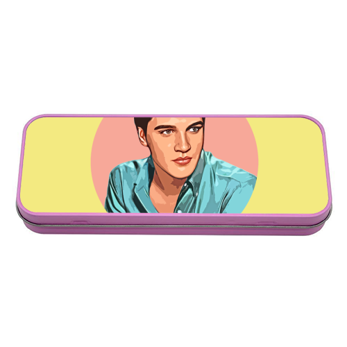 The King - tin pencil case by DOLLY WOLFE