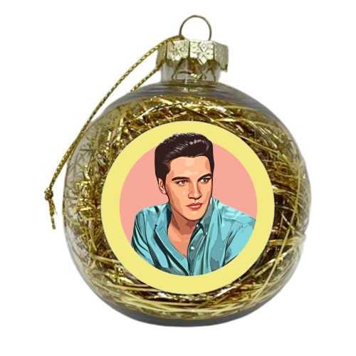 The King - xmas bauble by DOLLY WOLFE