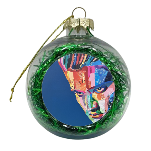 The King - xmas bauble by Kirstie Taylor