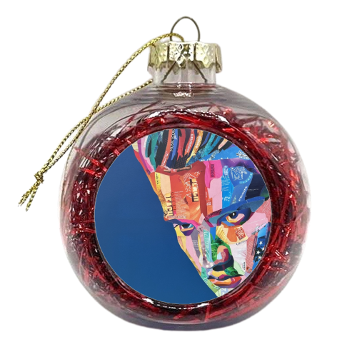 The King - xmas bauble by Kirstie Taylor