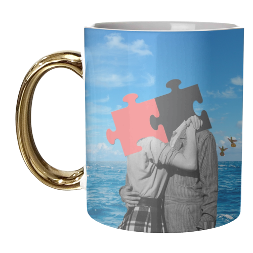 The kiss - unique mug by Maya Land