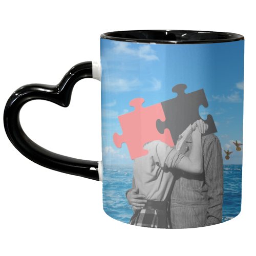 The kiss - unique mug by Maya Land
