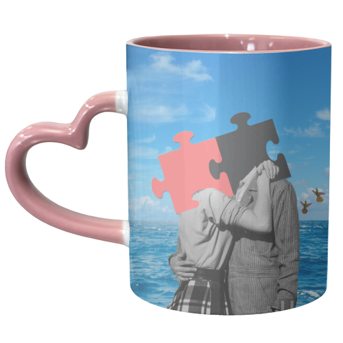 The kiss - unique mug by Maya Land