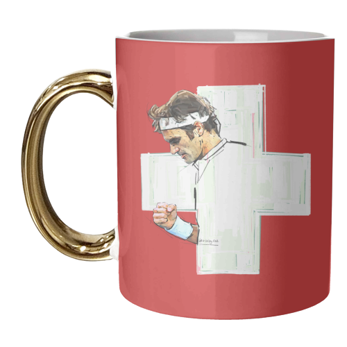 The Last Match - unique mug by Beverley Rae