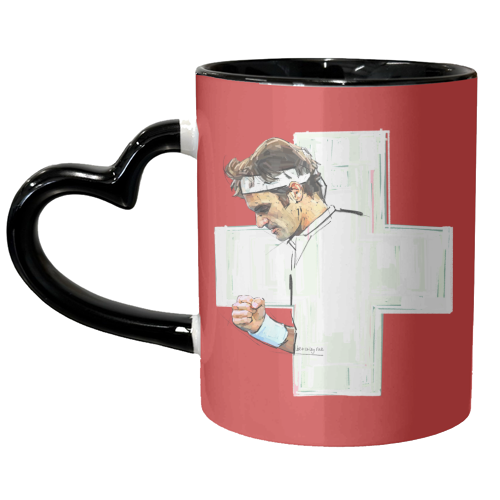 The Last Match - unique mug by Beverley Rae