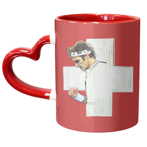 The Last Match - unique mug by Beverley Rae