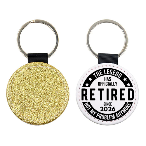 The Legend Has Officially Retired Since 2026 - keyring by timsal shol