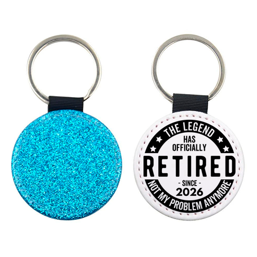 The Legend Has Officially Retired Since 2026 - keyring by timsal shol