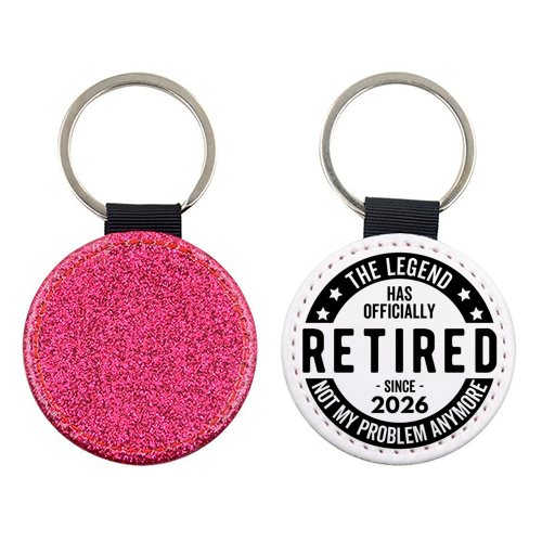 The Legend Has Officially Retired Since 2026 - keyring by timsal shol