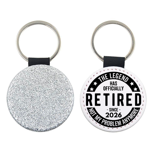 The Legend Has Officially Retired Since 2026 - keyring by timsal shol