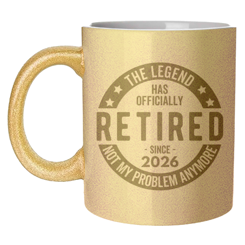 The Legend Has Officially Retired Since 2026 - unique mug by timsal shol