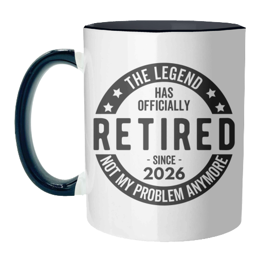 The Legend Has Officially Retired Since 2026 - unique mug by timsal shol