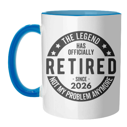 The Legend Has Officially Retired Since 2026 - unique mug by timsal shol