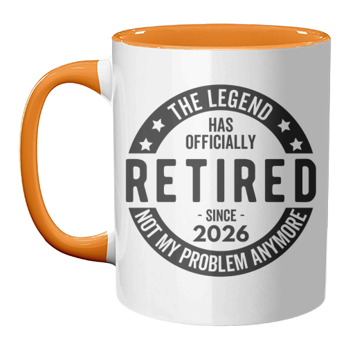 The Legend Has Officially Retired Since 2026 - unique mug by timsal shol