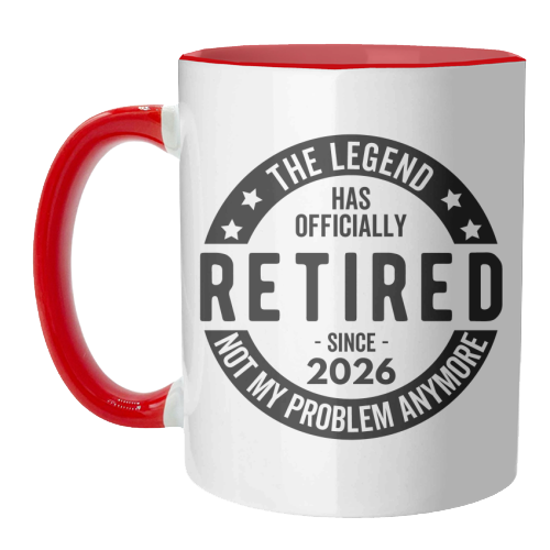 The Legend Has Officially Retired Since 2026 - unique mug by timsal shol