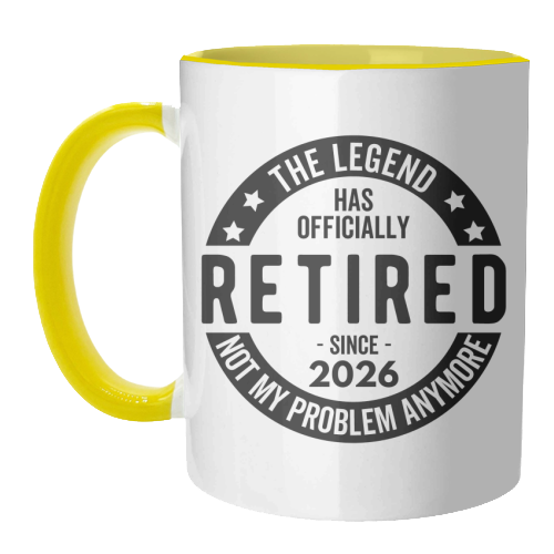 The Legend Has Officially Retired Since 2026 - unique mug by timsal shol