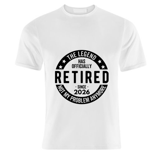 The Legend Has Officially Retired Since 2026 - unique t shirt by timsal shol