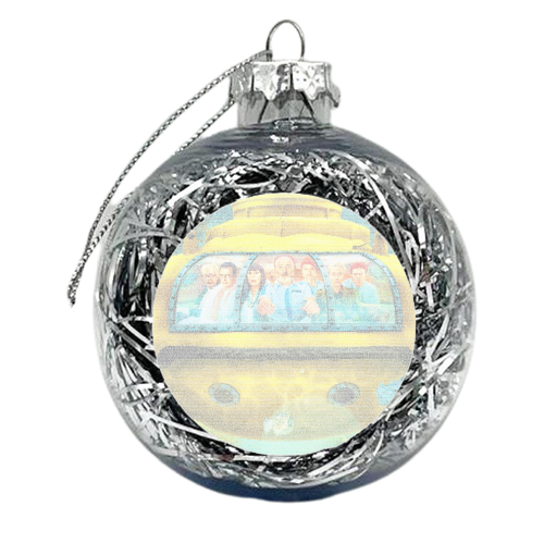The Life Aquatic With Steve Zissou Screenplay Print - xmas bauble by RoboticEwe
