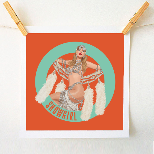 Showgirl - A1 - A4 art print by Claire Atwood