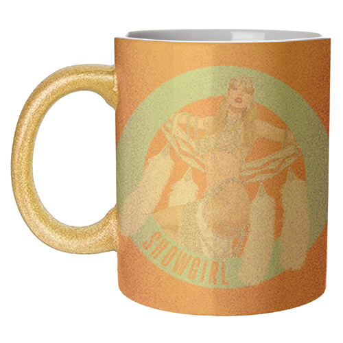 Showgirl - unique mug by Claire Atwood