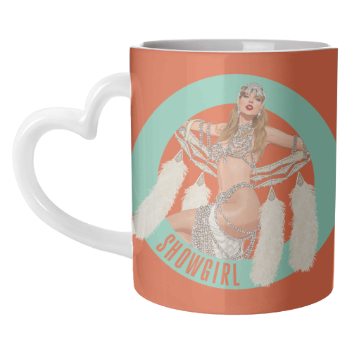 Showgirl - unique mug by Claire Atwood