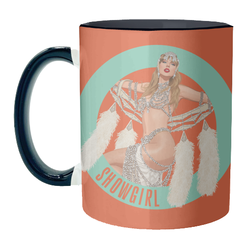 Showgirl - unique mug by Claire Atwood