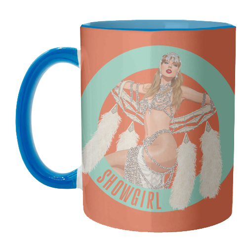 Showgirl - unique mug by Claire Atwood