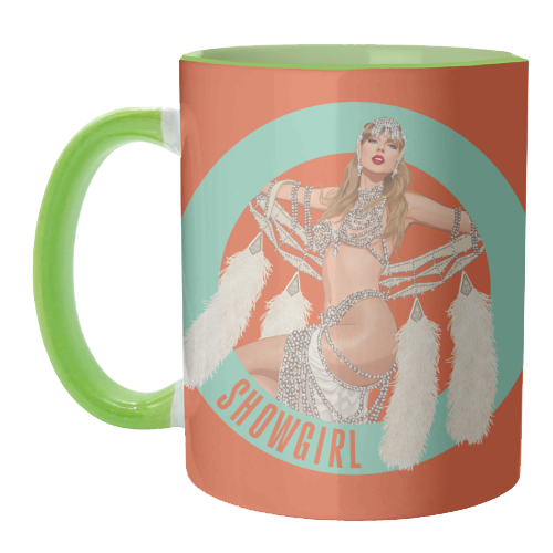 Showgirl - unique mug by Claire Atwood