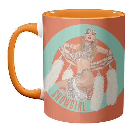 Showgirl - unique mug by Claire Atwood