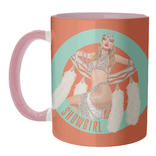 Showgirl - unique mug by Claire Atwood