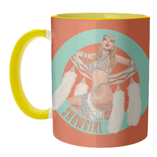 Showgirl - unique mug by Claire Atwood