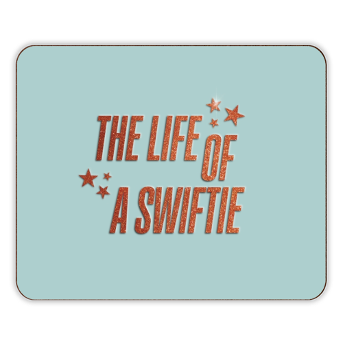 Showgirl The Life Of A Swiftie typography print - designer placemat by The Girl Next Draw