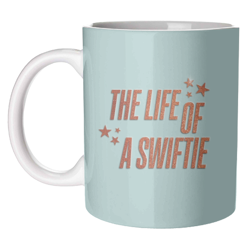 Showgirl The Life Of A Swiftie typography print - unique mug by The Girl Next Draw