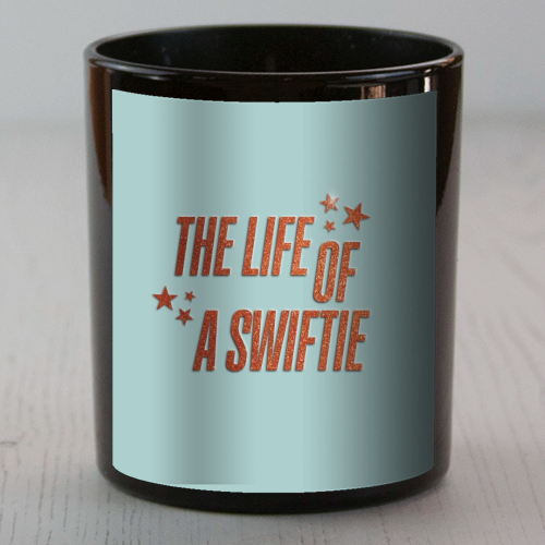 Showgirl The Life Of A Swiftie typography print - scented candle by The Girl Next Draw