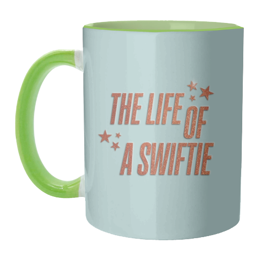 Showgirl The Life Of A Swiftie typography print - unique mug by The Girl Next Draw