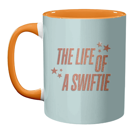 Showgirl The Life Of A Swiftie typography print - unique mug by The Girl Next Draw