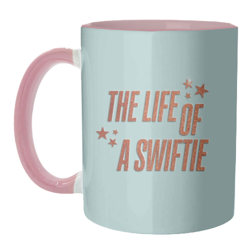 Showgirl The Life Of A Swiftie typography print - unique mug by The Girl Next Draw