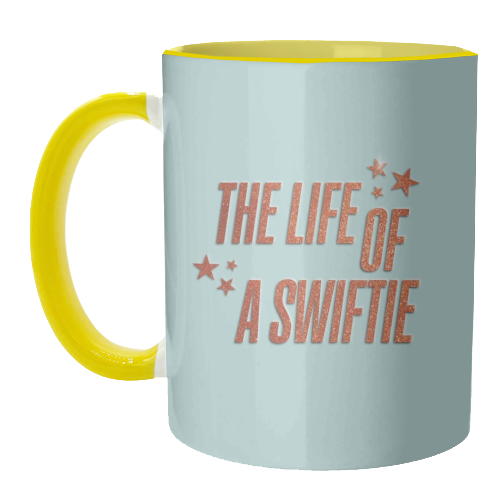 Showgirl The Life Of A Swiftie typography print - unique mug by The Girl Next Draw