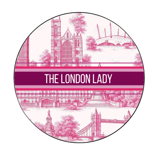 THE LONDON LADY - Circle Sticker by Lilly Rose