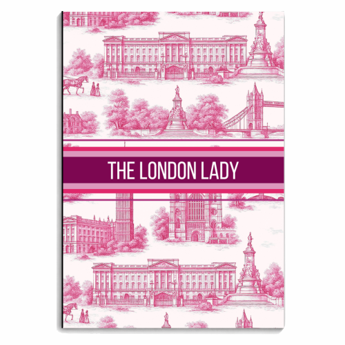 THE LONDON LADY - personalised A4, A5, A6 notebook by Lilly Rose