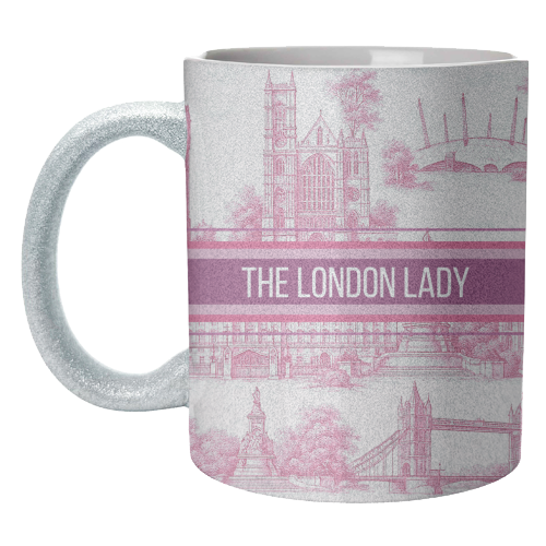 THE LONDON LADY - unique mug by Lilly Rose