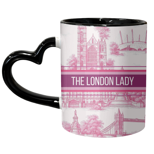 THE LONDON LADY - unique mug by Lilly Rose