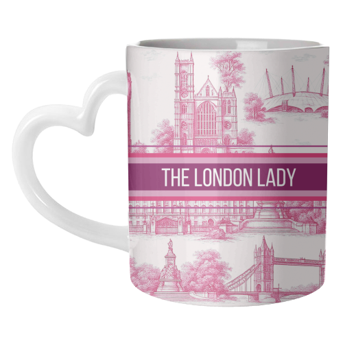 THE LONDON LADY - unique mug by Lilly Rose